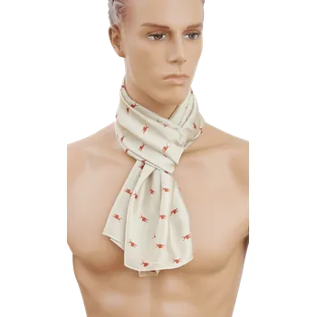 Šátek Šátek TETRAO smetanová s jelenem