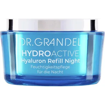 Pleťové sérum DR GRANDEL GmbH Hyaluron Refill Night 50 ml - zpevňující a hydratační noční krém stimuluje přirozenou tvorbu kyseliny hyaluronové v pokožce