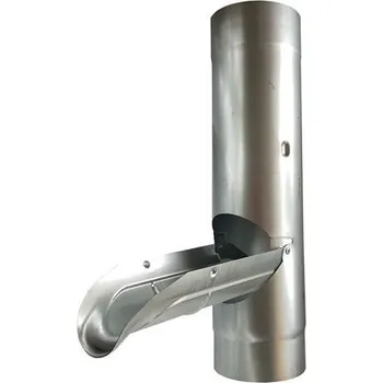 okap Výtok do sudu (výklopka) 100 mm / pozink