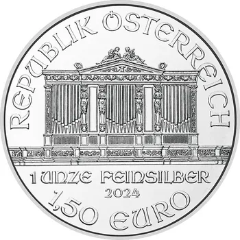 Münze Österreich Wiener Philharmoniker stříbrná mince 1oz 2024
