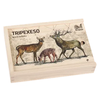 Puzzle Vzdělávací tripexeso TETRAO - lesní rodinky, 24 dílků