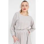 Top Secret dámský mikinový svetr s proužkem béžový Velikost: 36