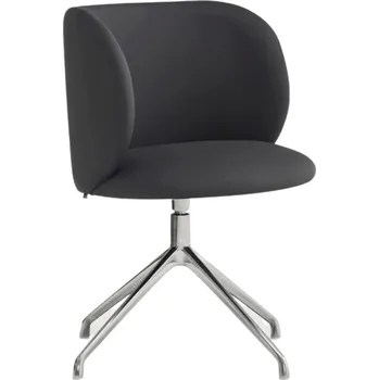 Černá koženková konferenční židle Teulat Mogi II.