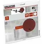 Kreator KRT232007 - 5ks Brusný kotouč 225 mm G150