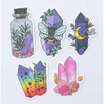 samolepka Milujeme Kameny Krystaly VII.- sada samolepek SAM12 401261