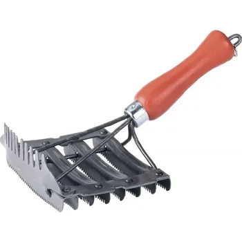 Hřbílko kovové s hřebenem pro skot a koně Eurofarm, 8-řadé