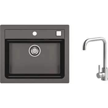 Granitový dřez Alveus SET ALVEUS ATROX 30/91 + BATERIE ANGEL + 5 % sleva v košíku s kódem SLEVA5