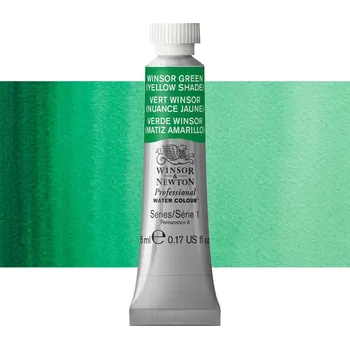 Vodová barva Akvarelová barva Winsor & Newton Professional, 5ml - Winsor Green (Yellow Shade)