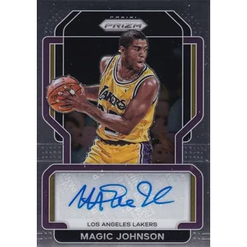 Sběratelství AUTO karta MAGIC JOHNSON 21-22 Prizm Autograph číslo SG-MJN