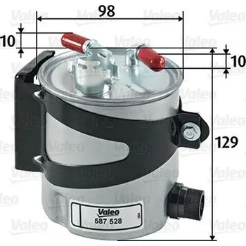 Filtr do auta Palivový filtr VALEO 587528