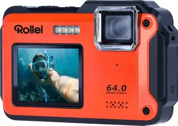 Digitální kompakt Rollei Sportsline 64 Selfie 10074 oranžový