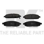 Sada brzdových destiček, kotoučová brzda NK 229328