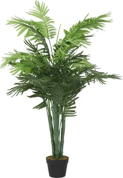 Umělá květina Umělá palma 28 listů 120 cm zelená