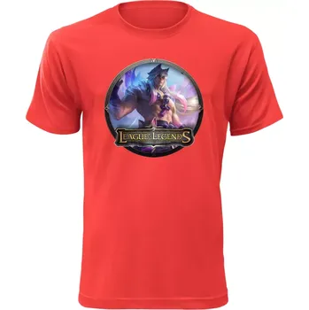 Pánské tričko Pánské a dětské tričko League of Legends červené