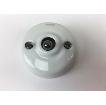 vypínač FONTINI by Font Barcelona Porcelánový vypínač Dimbler bílá/černý nikl páčka - výprodej Řazení: Vypínač č.6 – schodišťák 60 308 61 2