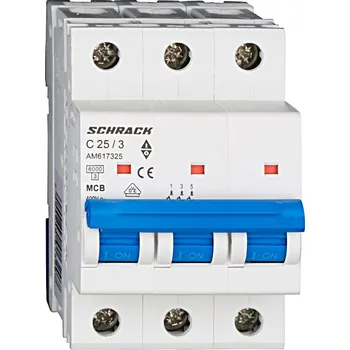 Jistič Schrack Technik spol. s r.o. AM617325 - Jistič Amparo C25/3 6kA Schrack