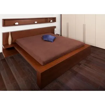 Prostěradlo Tmavě hnědá froté prostěradla Velikost: 90x200cm