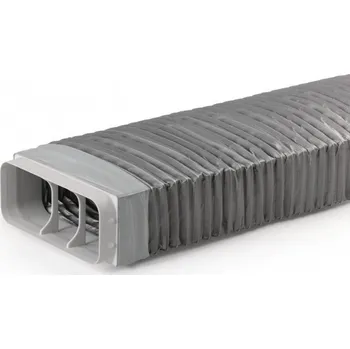 Příslušenství pro digestoř Naber P-RBFLEX - flexo potrubí ploché (250-550 mm), světle šedé