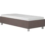 FALCO Polohovatelná válenda Flynn 90x200 hnědá s úložným prostorem BLANÁŘ