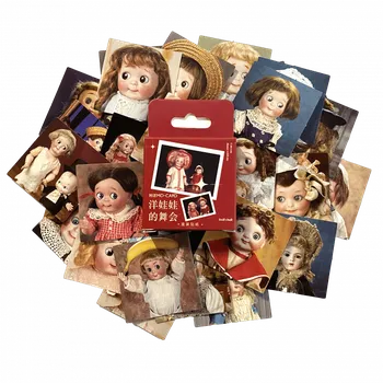 samolepka Sada samolepek - Creepy hororové panenky (45ks)