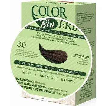 Barva na vlasy Color Erbe BIO Barva na vlasy Tmavě hnědá 3.0