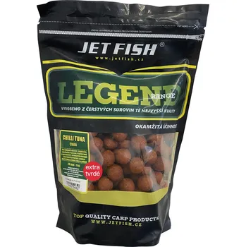 Boilies Jet Fish Extra Tvrdé Boilie Legend Range Chilli Tuna 250 g - 20 mm