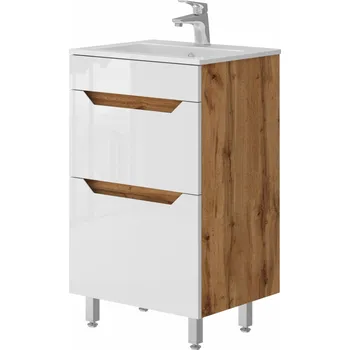 Koupelnový nábytek Lavedo Neo Wotan Oak 50 cm Bílá