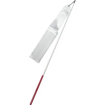 Gymnastický míč Effea Gymnastická stuha + tyčka - bílá