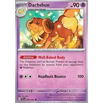 Sběratelská karetní hra Pokémon PAF 039/091 Dachsbun - Paldean Fates Stav: Near Mint, Verze: NORMAL