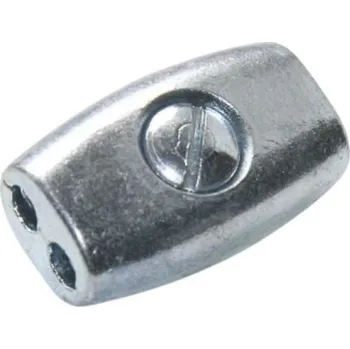 Ohradník Spojka na lanko pro elektrický ohradník, pozinkovaná, do 6,5 mm Průměr lanka: do 2.5 mm