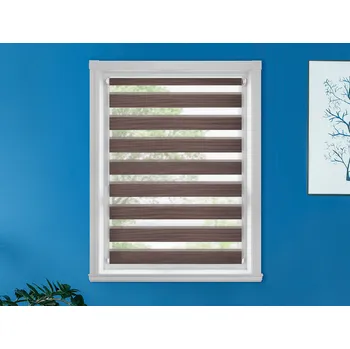 Roleta FEXI Zatemňovací Roleta Den a noc, Shine čokoládově hnědá, A 076 v POLO kazetě, 150x30 cm