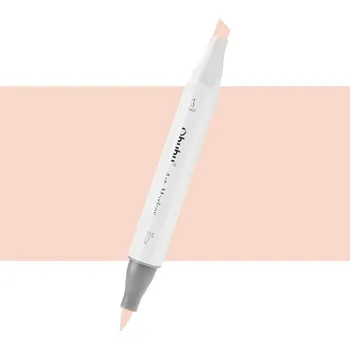Lihová fixa OHUHU oboustranná Brush & Chisel, R20 Powder Pink