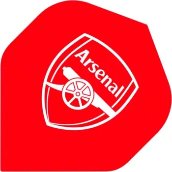 Příslušenství pro šipky Mission Letky Football - FC Arsenal - Official Licensed - F4 - The Gunners - Red F4180