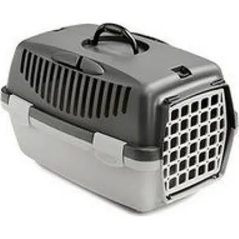 klec pro psa Gulliver 1, 48x32x31cm - přepravka pro psy a kočky Rozměr: Gulliver 1, 48x32x31cm, tmavě šedá/světle šedá