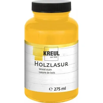 Vodová barva Kreul Lazurovací barva na dřevo 275 ml ŽLUTÁ
