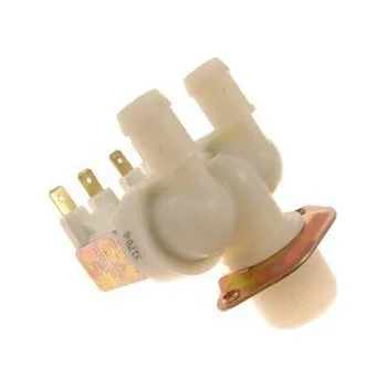 Elektroventil 2- cestný, 180°, vývod 15 mm, do pračky, pračka