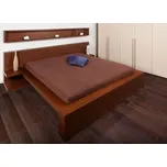 Tmavě hnědá froté prostěradla Velikost: 220x200cm