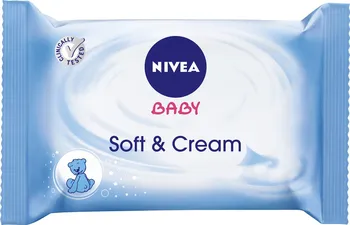 Dětský vlhčený ubrousek Nivea Baby Soft & Cream čisticí ubrousky