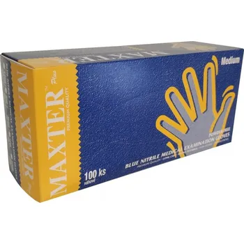 Dezinfekce Rukavice nitrilové Milkmaster modré, délka 29 cm Velikost: L