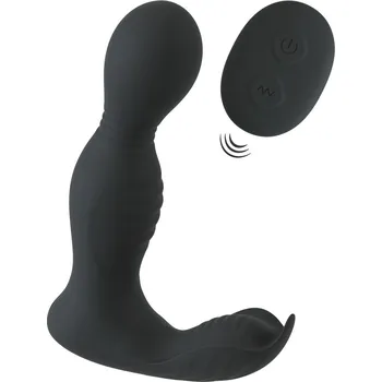 Anální kolík Rebel RC Butt Plug with 2 Functions 5402255 Black