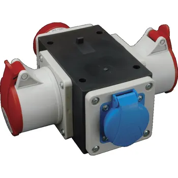 Stavebniny SEZ Rozbočka ROP 1653-VZ 16A 5P trojnásobná