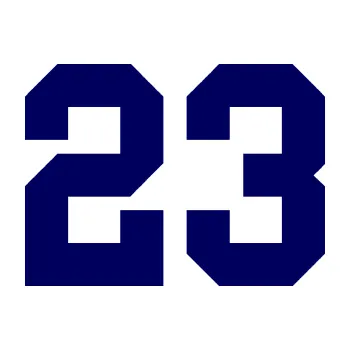 Polep vozidla Startovní číslo 23 (23 - tmavě modrá) SAMOLEPKA NA AUTO, NÁLEPKA, FÓLIE, POLEP, TUNING, VLASTNÍ TEXT, TISK, AUTOSAMOLEPKY.cz, POLEPY, OBRÁZEK, LOGO, 3D STICKERS