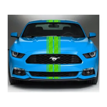 Polep vozidla Viper pruhy dvojité 1,5 cm + 8 cm + 8 cm + 1,5 cm (58 - 3D karbon zelený kawasaki) SAMOLEPKA NA AUTO, NÁLEPKA, FÓLIE, POLEP, TUNING, VLASTNÍ TEXT, TISK, AUTOSAMOLEPKY.cz, POLEPY, OBRÁZEK, LOGO, 3D STICKERS