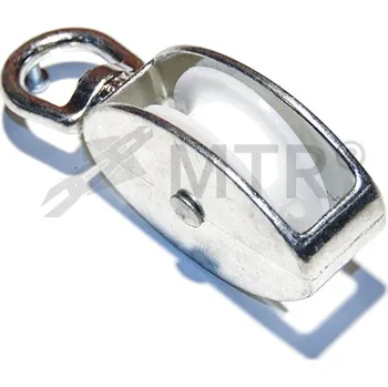 Tesařské kování MTR Kladka otočná s nylonovou cívkou Varianta: Kladka otočná s nylonovou cívkou 7/25mm Zn