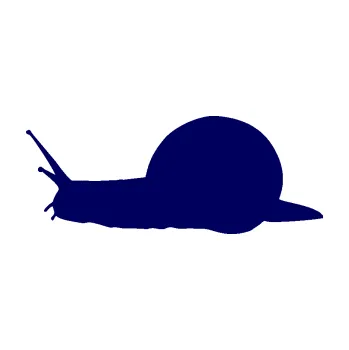 Samolepící dekorace SAMOLEPKA Šnek 001 levá (23 - tmavě modrá) NA AUTO, NÁLEPKA, FÓLIE, POLEP, TUNING, VLASTNÍ TEXT, TISK, AUTOSAMOLEPKY.cz, POLEPY, OBRÁZEK, LOGO, SAMOLEPKY