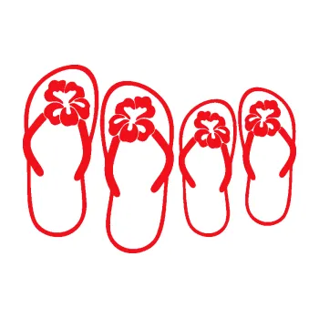 Samolepící dekorace SAMOLEPKA Ty a já 002 žabky (10 - červená) NA AUTO, NÁLEPKA, FÓLIE, POLEP, TUNING, VLASTNÍ TEXT, TISK, AUTOSAMOLEPKY.cz, POLEPY, OBRÁZEK, LOGO, SAMOLEPKY