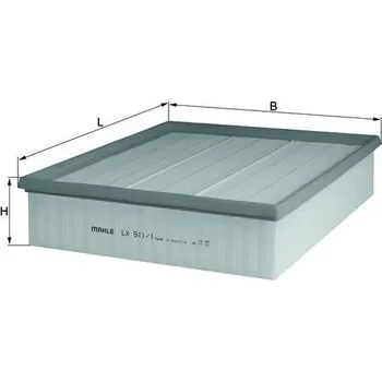 Vzduchový filtr Vzduchový filtr KNECHT LX 511/1