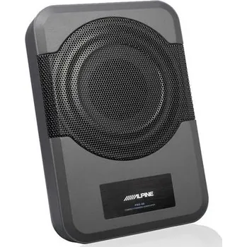 Reproduktor do auta ALPINE PWE-S8 - Aktivní plochý subwoofer např. pod sedadlo, 240 W max