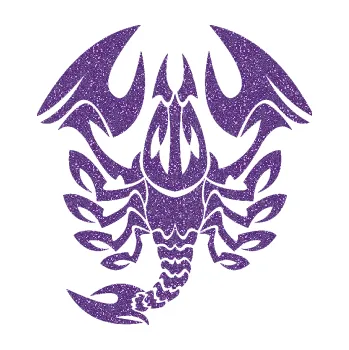 Samolepící dekorace Štír zvěrokruh 003 levá (87 - Ultra Metalic fialová) SAMOLEPKA NA AUTO, NÁLEPKA, FÓLIE, POLEP, TUNING, VLASTNÍ TEXT, TISK, AUTOSAMOLEPKY.cz, POLEPY, OBRÁZEK, LOGO, 3D STICKERS