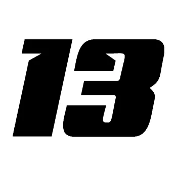 Polep vozidla Startovní číslo 13 typ 6 (01 - černá) SAMOLEPKA NA AUTO, NÁLEPKA, FÓLIE, POLEP, TUNING, VLASTNÍ TEXT, TISK, AUTOSAMOLEPKY.cz, POLEPY, OBRÁZEK, LOGO, 3D STICKERS